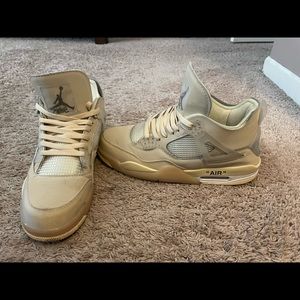 Jordan retro 4 Off White Sail